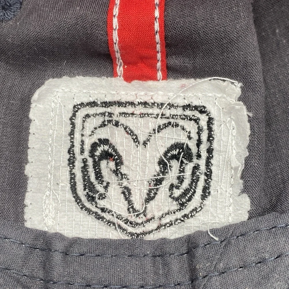 Dodge‎ Ram Logo Trucker Snapback Cap Hat Gray White Adjustable Curved Mesh